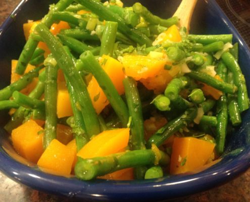 Green Beans with Squash
